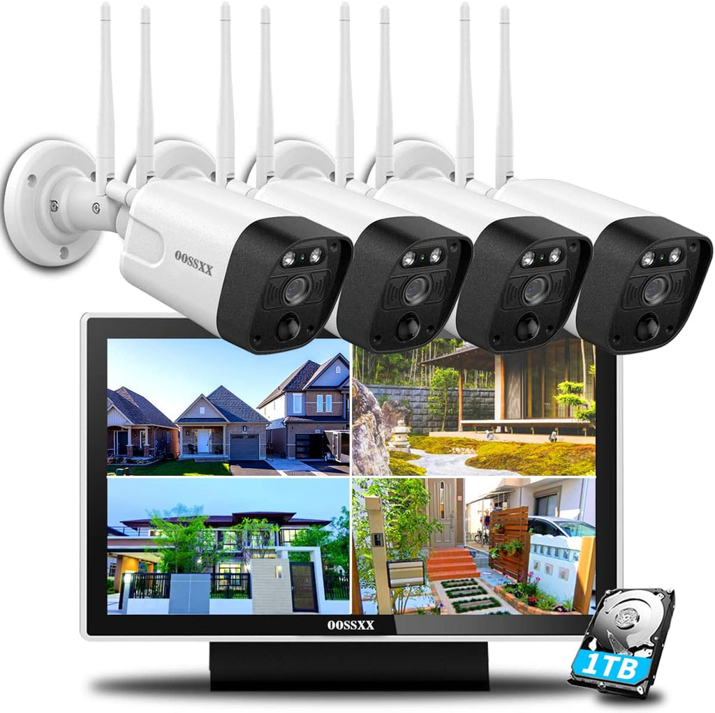 3K 5.0MP Wireless Security Camera System with 1TB Hard Drive K8558