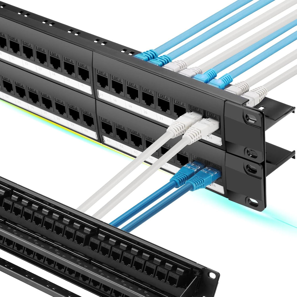 48 Port Cat6 UTP 1U Patch Panel P8556