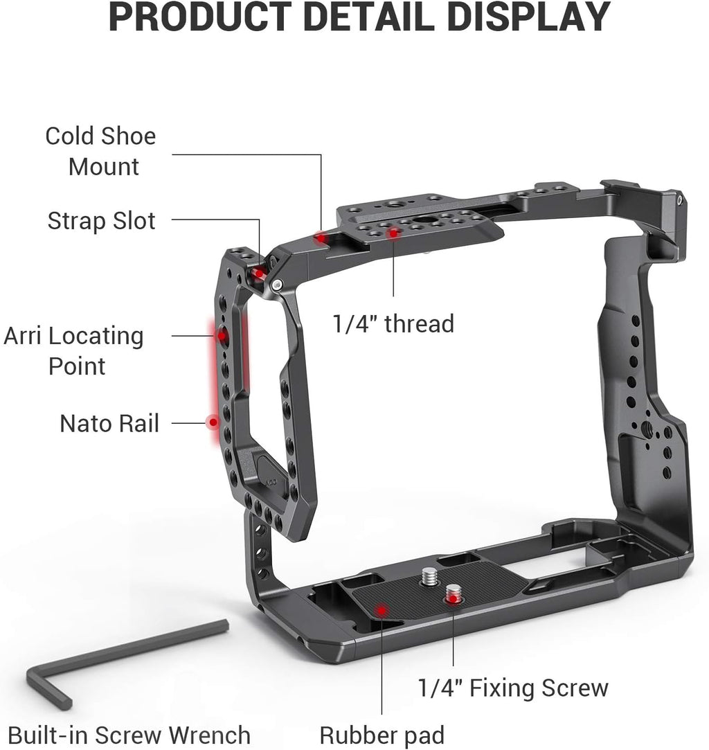 Camera Cage with Battery Grip Q8576