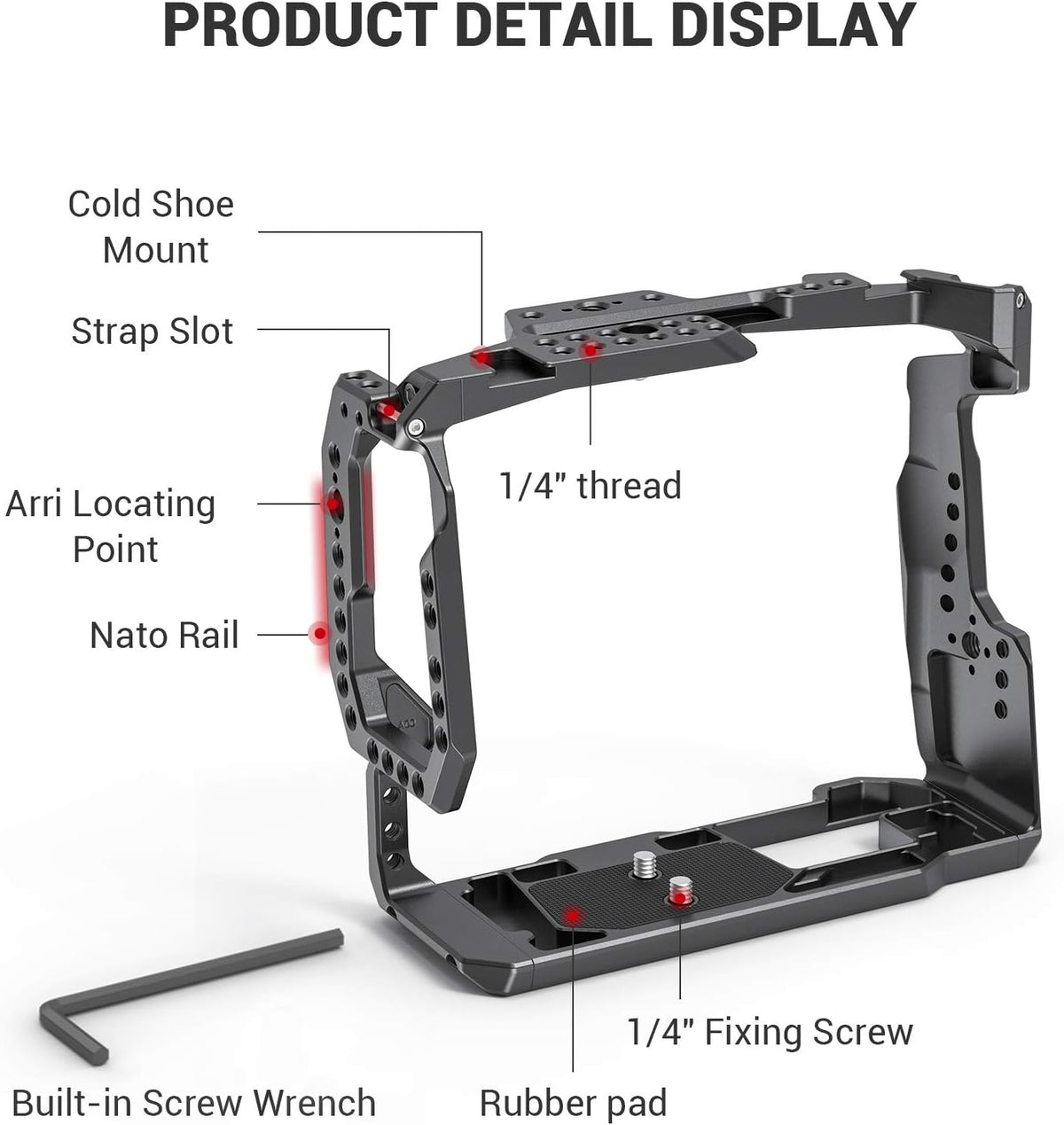 Camera Cage with Battery Grip Q8576