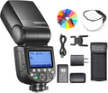 Flash Speedlite GN60 2.4G Wireless HSS 1/8000 2600mAh Lithium Battery J429