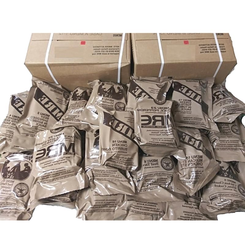 24 full food packs Military meals ready to eat with heater D175768