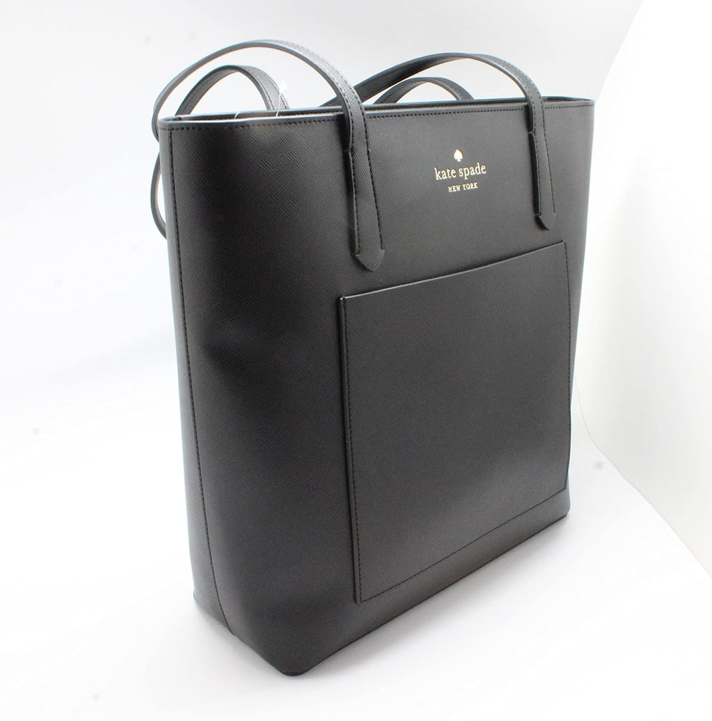Black Leather Tote J750356
