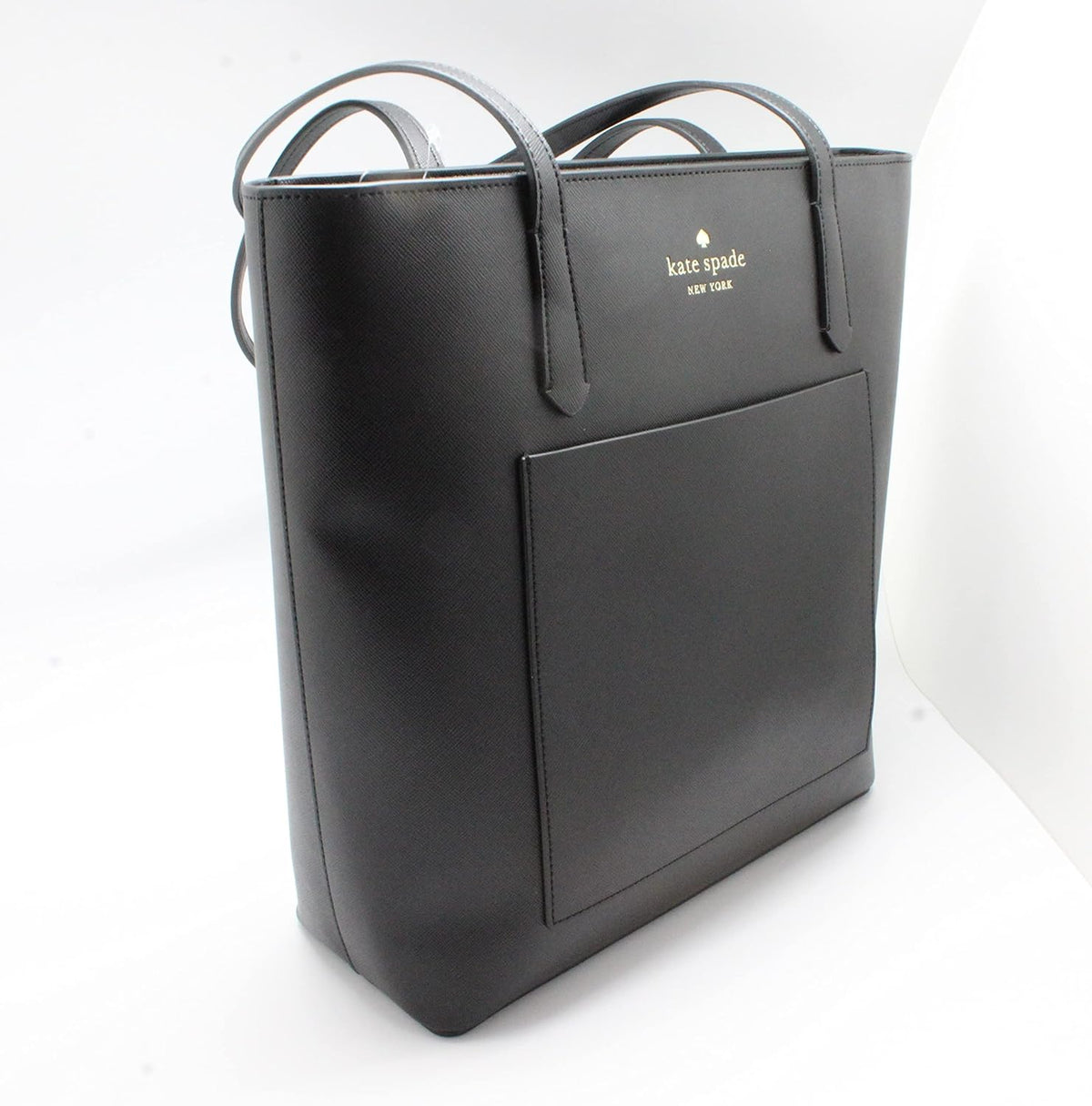 Black Leather Tote J750356