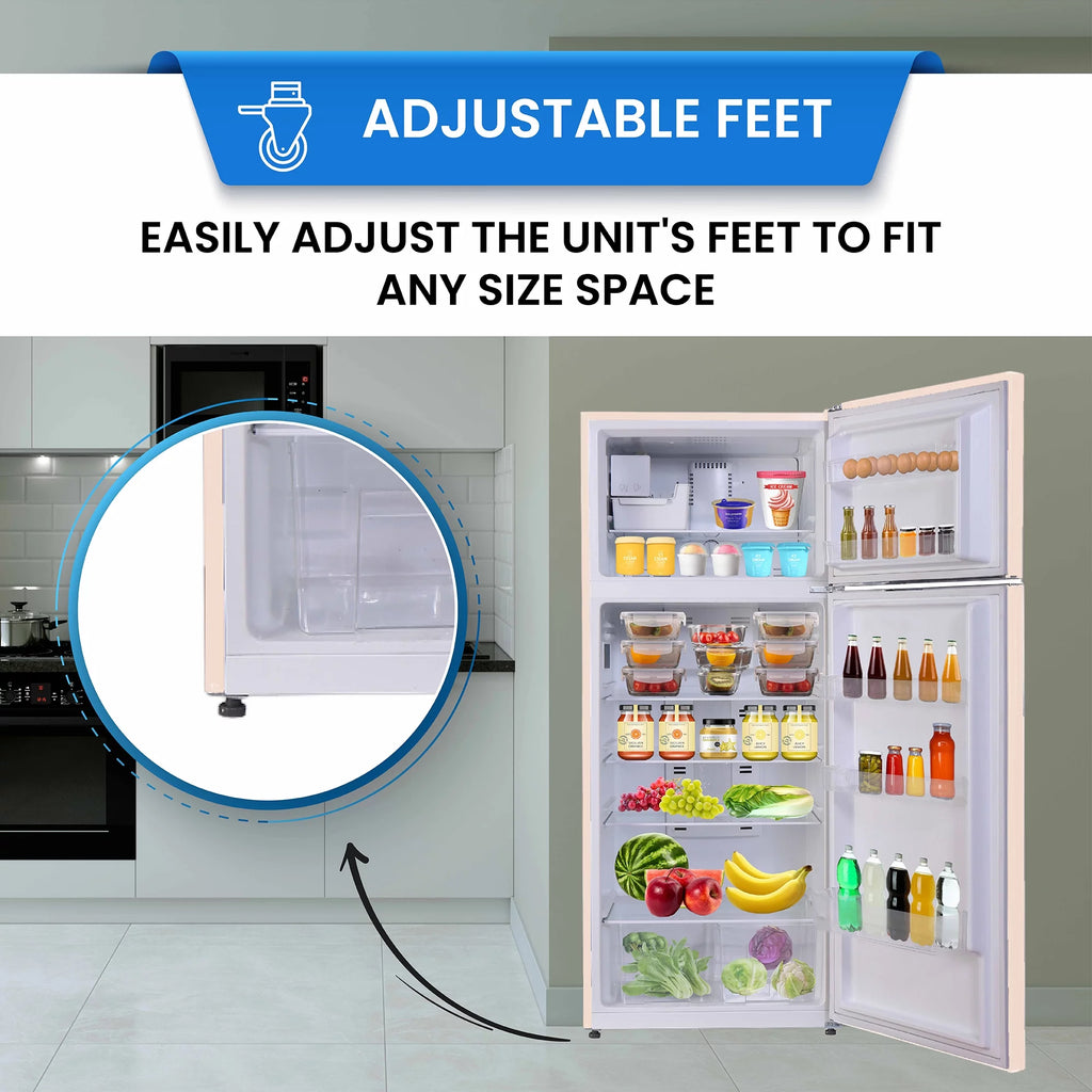18 cu.ft. Retro Refrigerator with Ice Maker C287