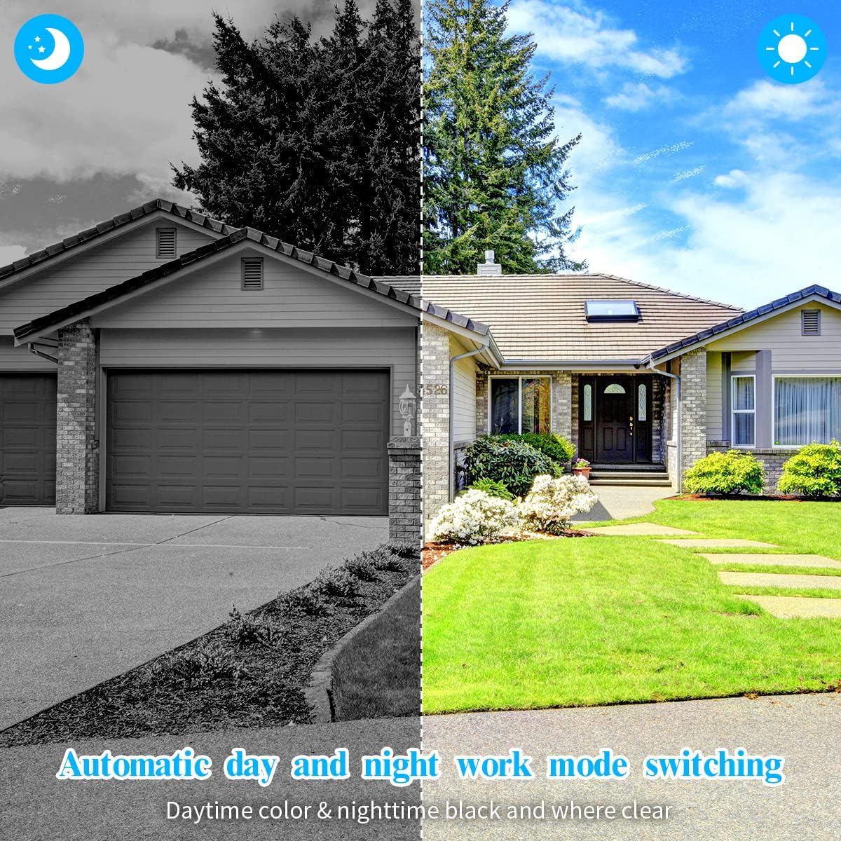 3K 5.0MP Wireless Security Camera System with 1TB Hard Drive K8558