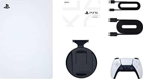 Playstation 5 Disc Version Console Horizon Forbidden West Bundle - 4K-TV Gaming, 16GB GDDR6 RAM, 8K Output, WiFi 6, Ultra-High Speed 825GB SSD N8478