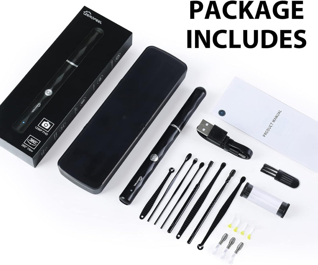 Ear Wax Removal Tool with 1296P Camera and 6 LED Lights M22140