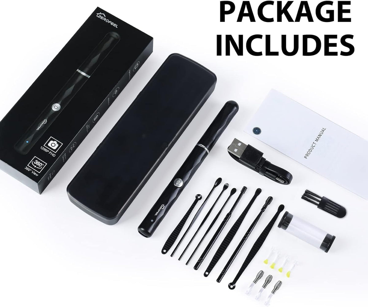 Ear Wax Removal Tool with 1296P Camera and 6 LED Lights M22140