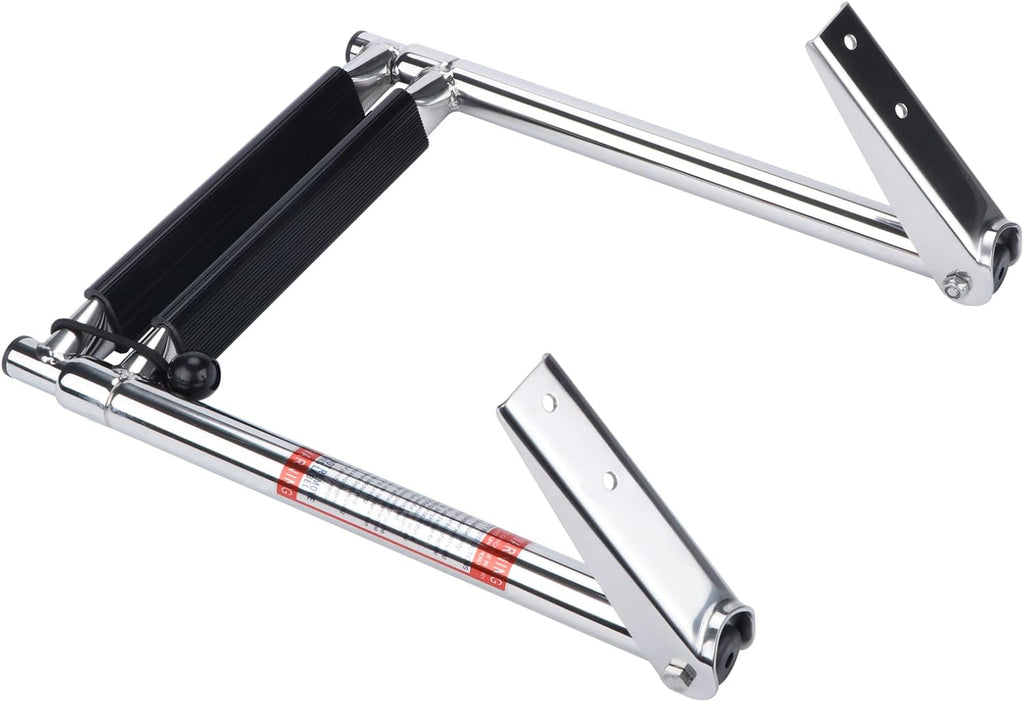 Telescoping 2 Step Stainless Steel Boat Drop Ladder Pack of 2 A7151