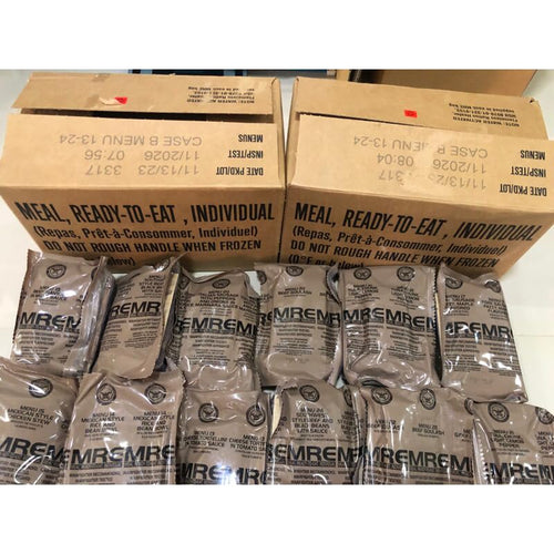 24 full food packs Military meals ready to eat with heater D175768