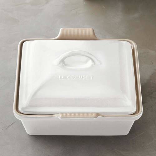 Stoneware Shallow Square Covered Baker U205