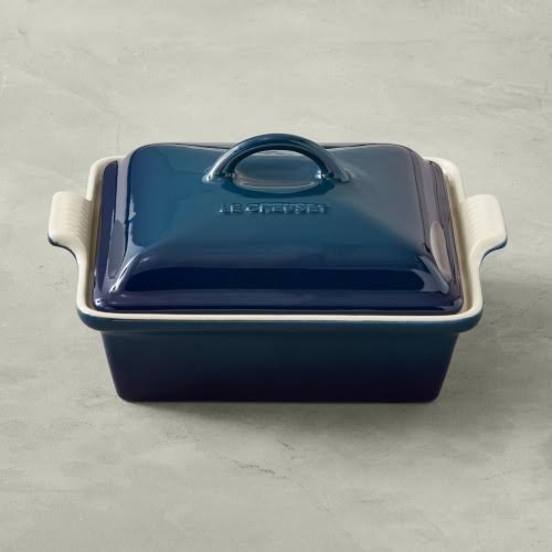 Stoneware Shallow Square Covered Baker U205