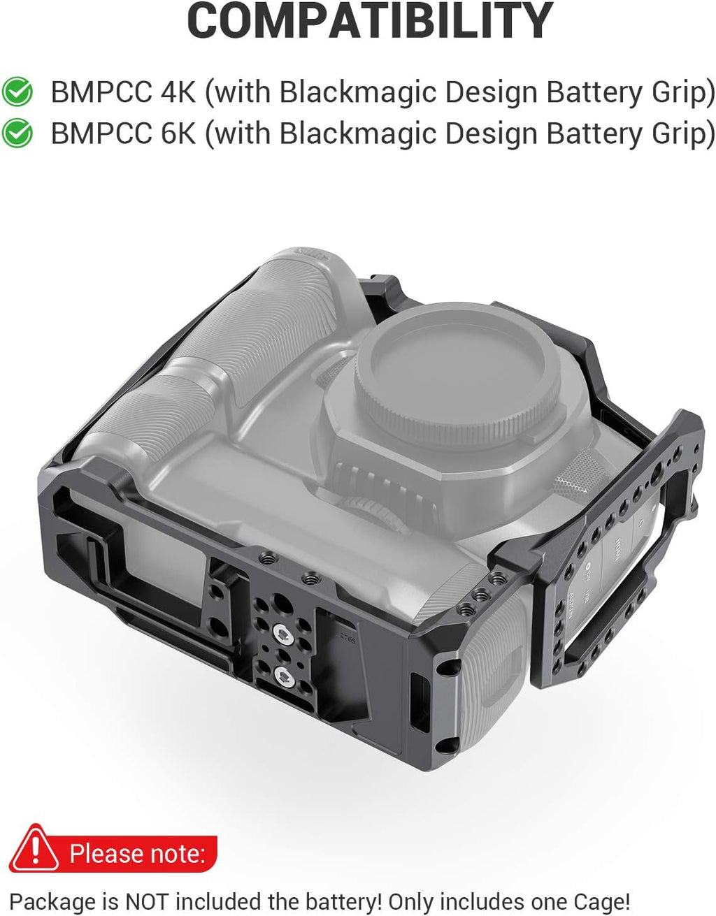 Camera Cage with Battery Grip Q8576