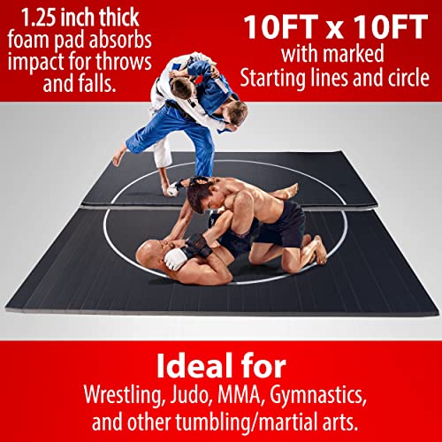 10' x 10' Wrestling Mat B629