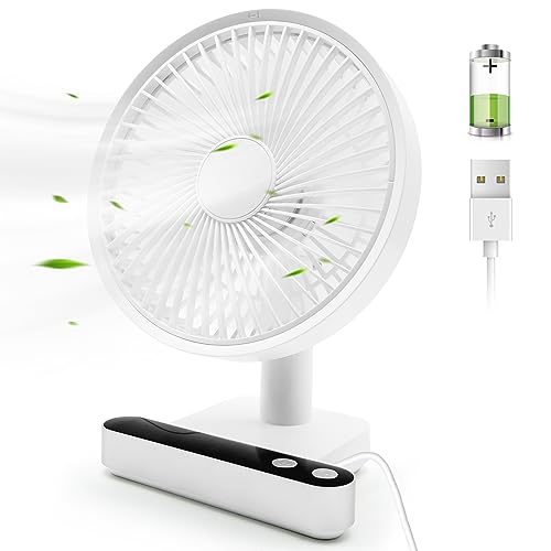Rechargeable Oscillating Desk Fan D4242
