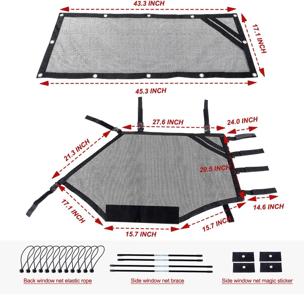 Window Nets Roll Cage Mesh Guard J1962