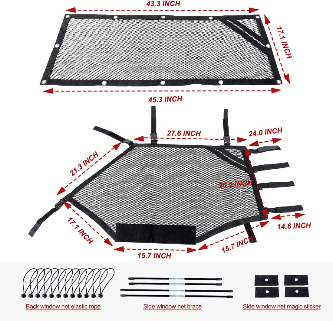 Window Nets Roll Cage Mesh Guard J1962