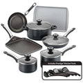 Black 17-Piece Cookware Set with Lids Z892