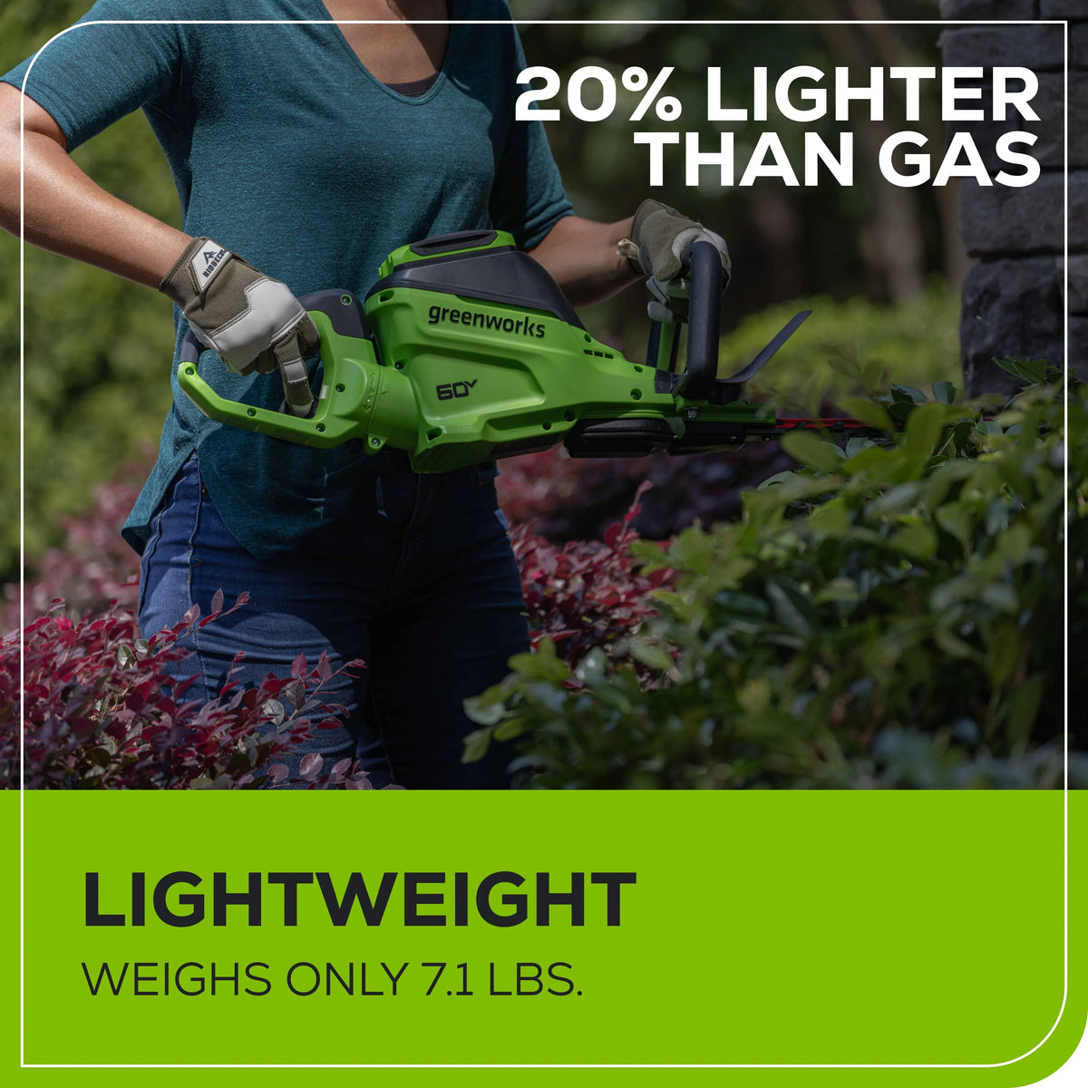 60V 26 Hedge Trimmer with 2.0 Ah Battery & 3 Amp Charger A815