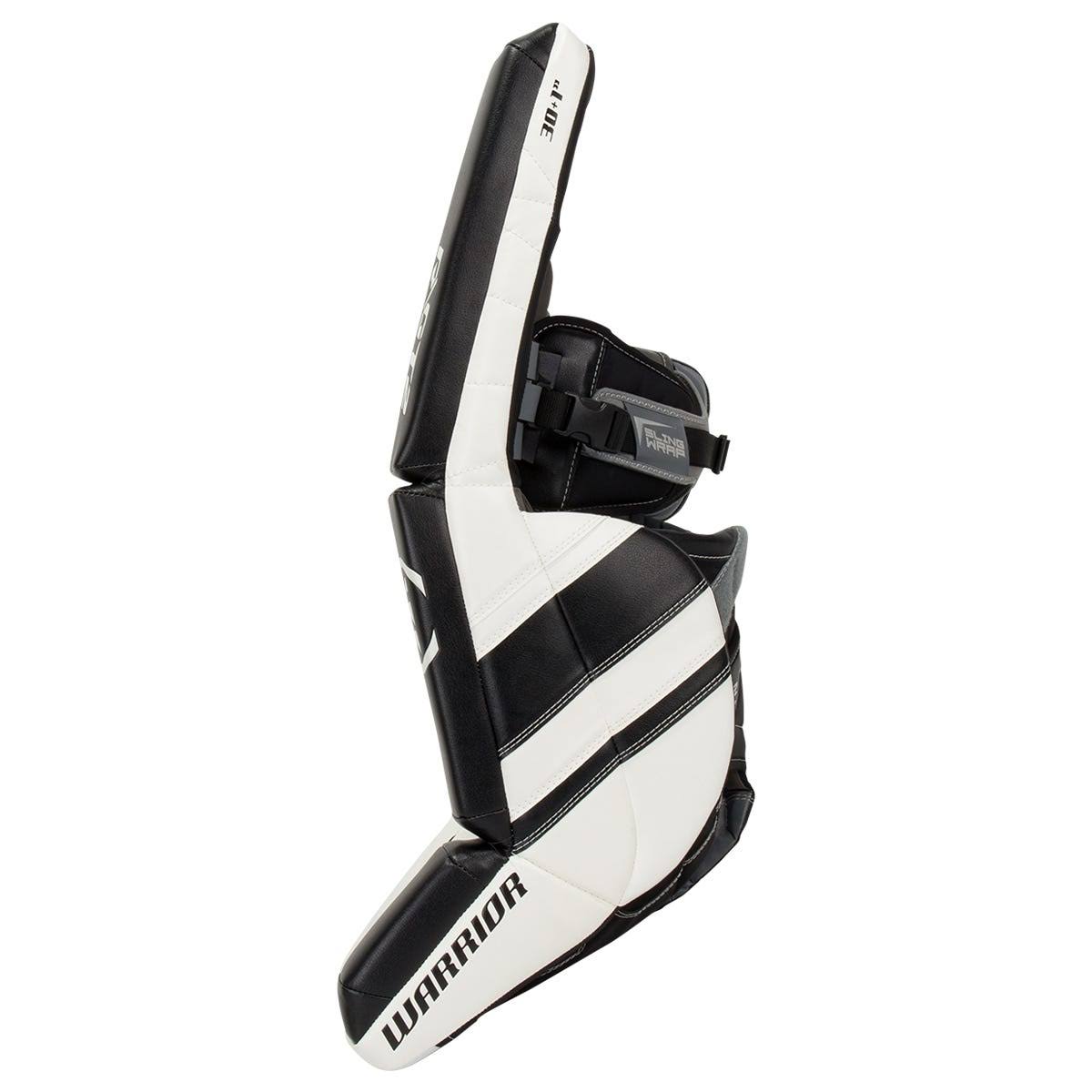 Intermediate Goalie Leg Pads White Black 30+1in G9377