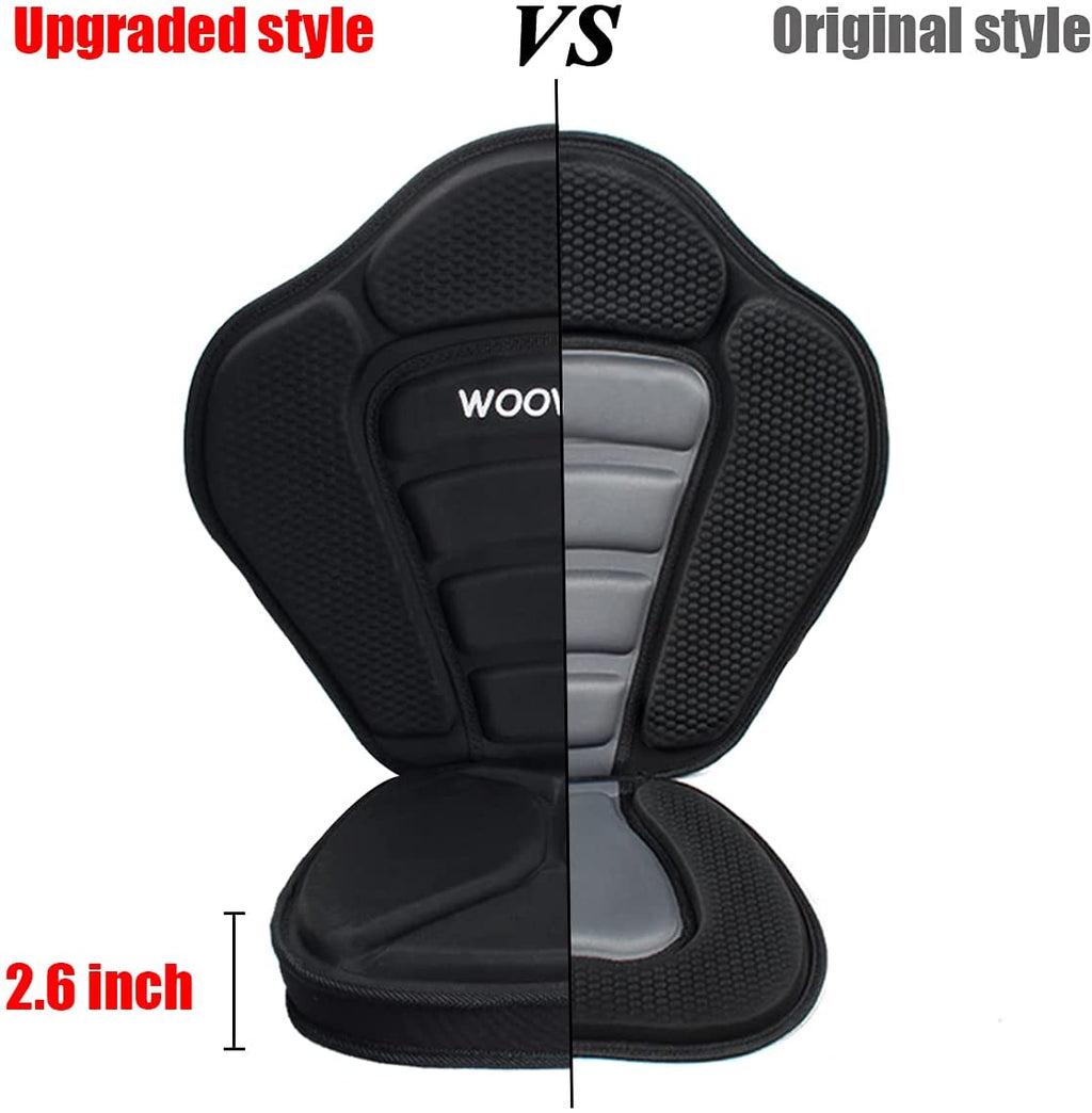 Thickened Kayak Seat with Detachable Back Storage Bag S67624