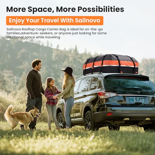 21 Cubic Feet Waterproof PVC Rooftop Cargo Carrier G987539