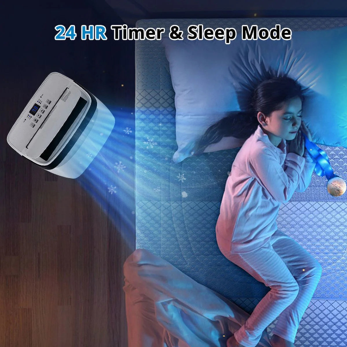 Portable Air Conditioner with Dehumidifier, Remote Control, Window Kit N724223