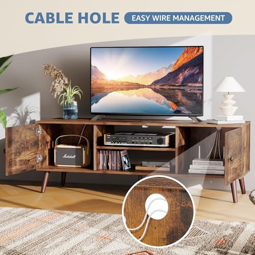 55 60 inch TV Stand with Storage Cabinet L48863