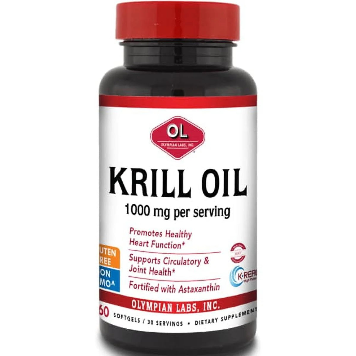 Krill Oil Softgels 1000 Mg 60 Ct V751296