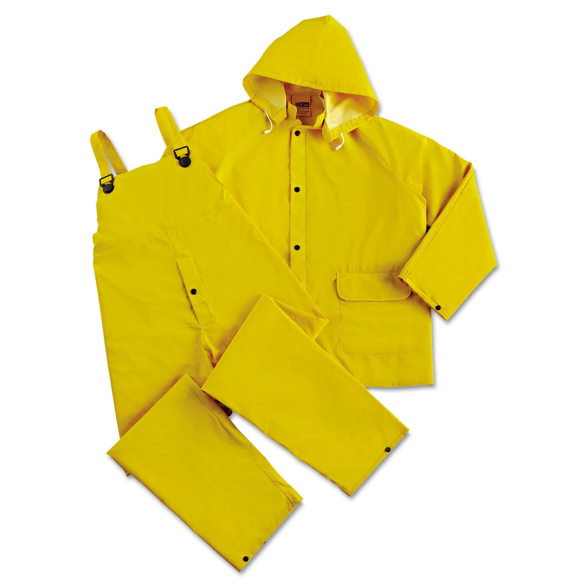 Yellow 3X-Large PVC Rainsuit Q775080