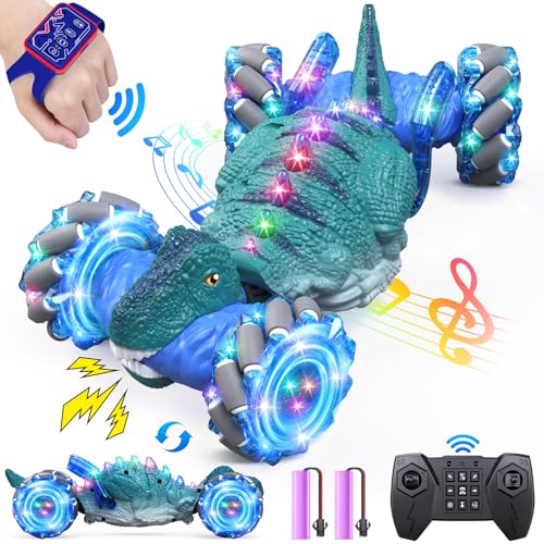 2.4GHz LED Gesture Sensing 4WD Double Sided Rotation Stunt Car R850