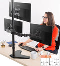 Freestanding Triple Monitor Mount Desk Stand with VESA Mounts R248439