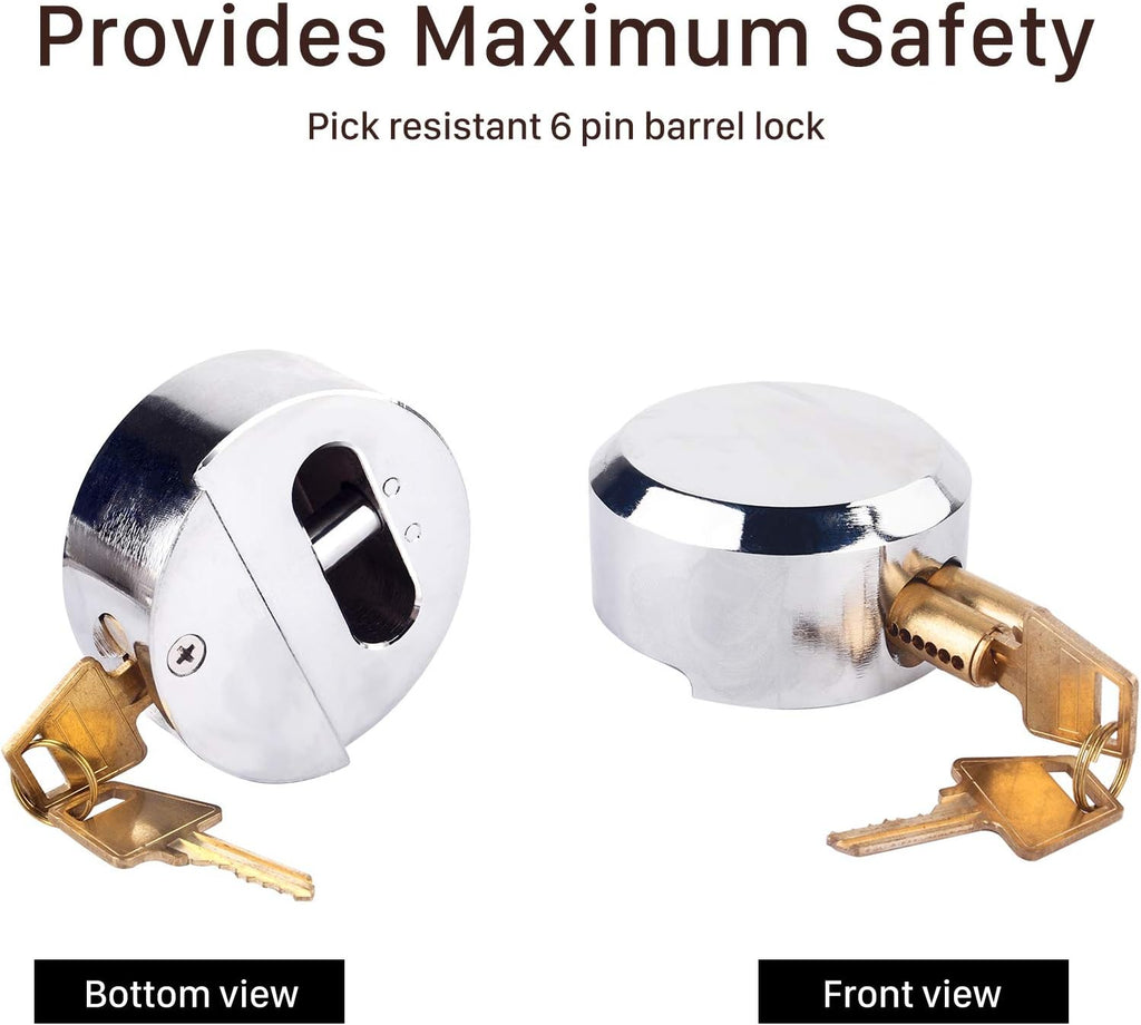 Heavy Duty Steel Padlock and Hasp Set with Bolt G9234