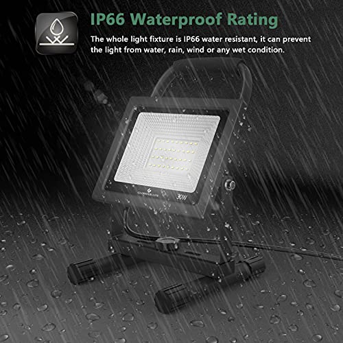 50W LED Work Light, 5000LM, IP66 Waterproof, 16ft Cord with Plug S67701
