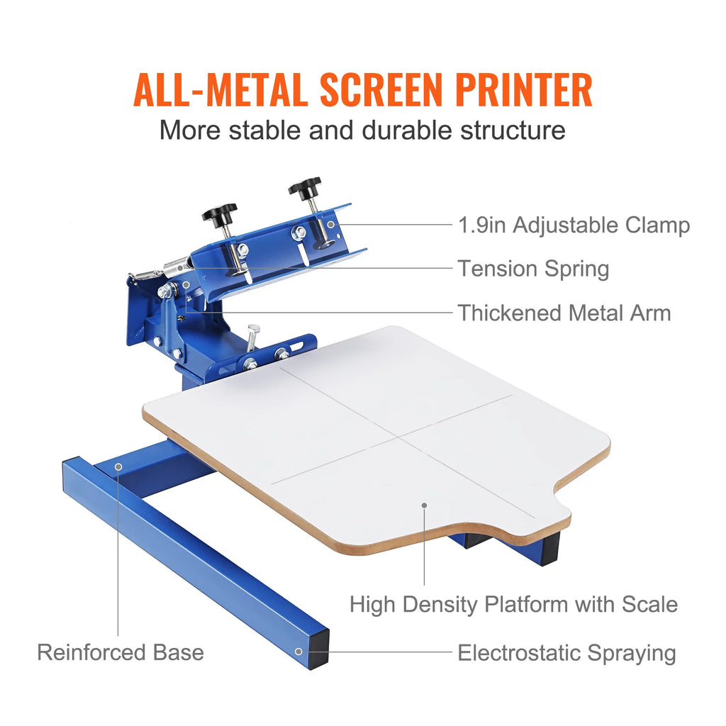 1 Color 1 Station Screen Printing Machine M9252