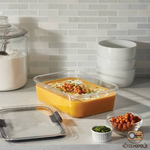 18 Piece Clear Plastic Food Storage Containers A80214