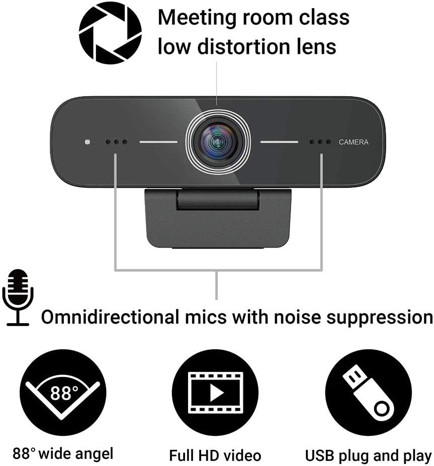 1080p Full HD Webcam with Noise Suppression Z856462