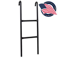 2 Step Galvanized Steel Trampoline Safety Ladder K991