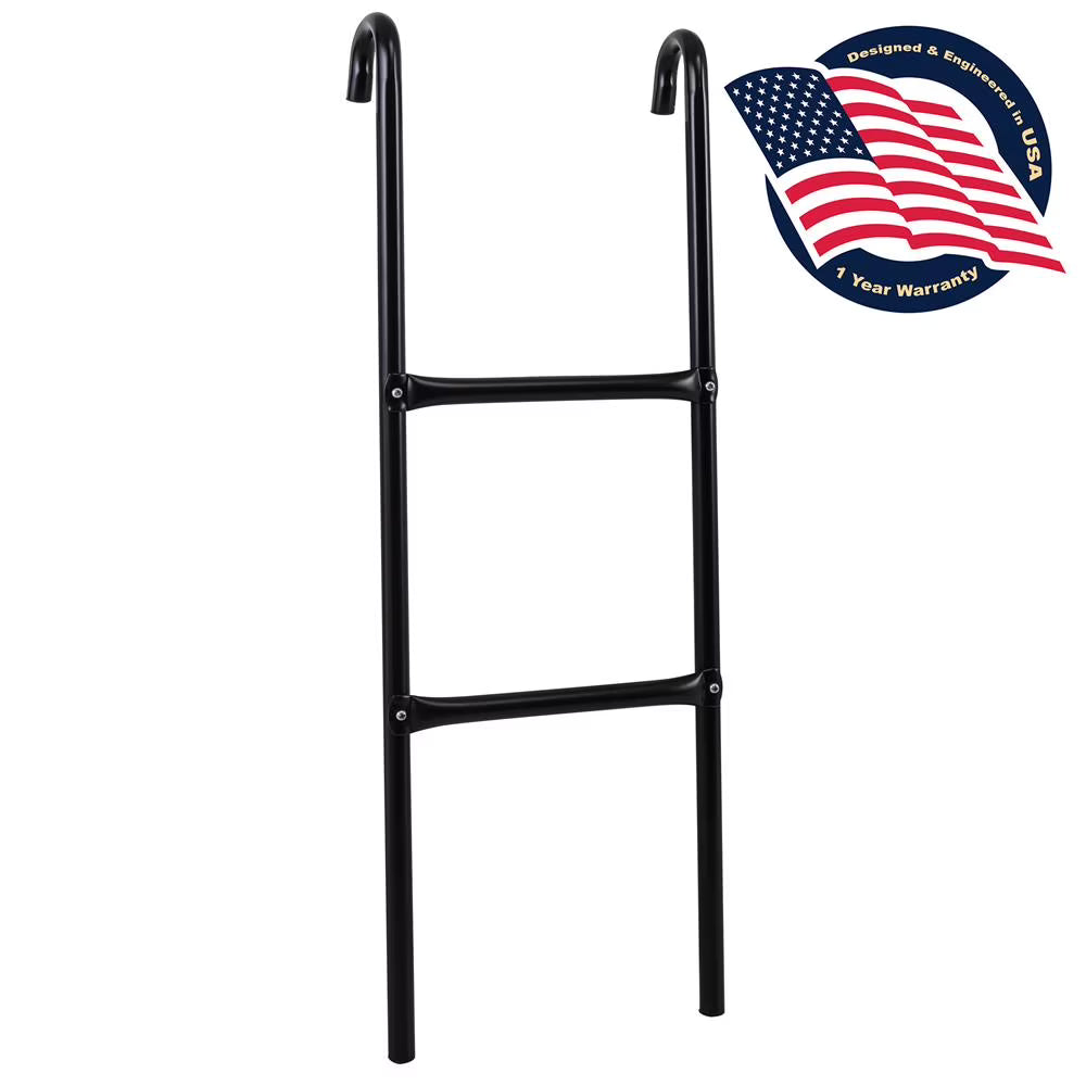 2 Step Galvanized Steel Trampoline Safety Ladder K991