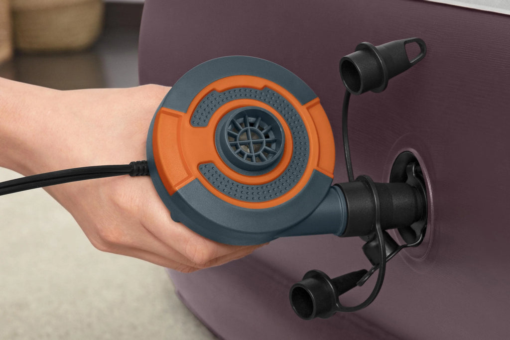 Electric Air Pump Grey and Orange P75818
