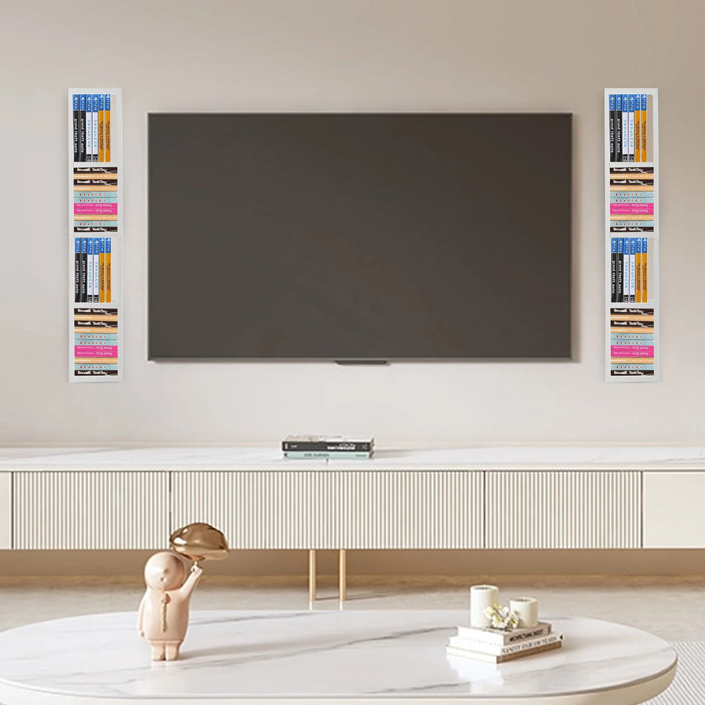 Metal Storage Media Shelf CD DVD Rack Wall Mount K98903