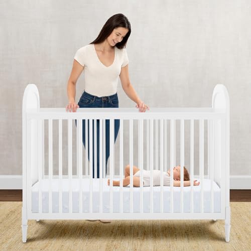 Waterproof 6" Fiber Core Baby Crib & Toddler Mattress Z676