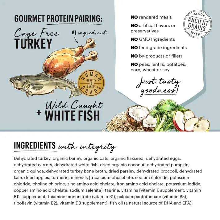 Dehydrated Turkey & Fish Dog Food E790867