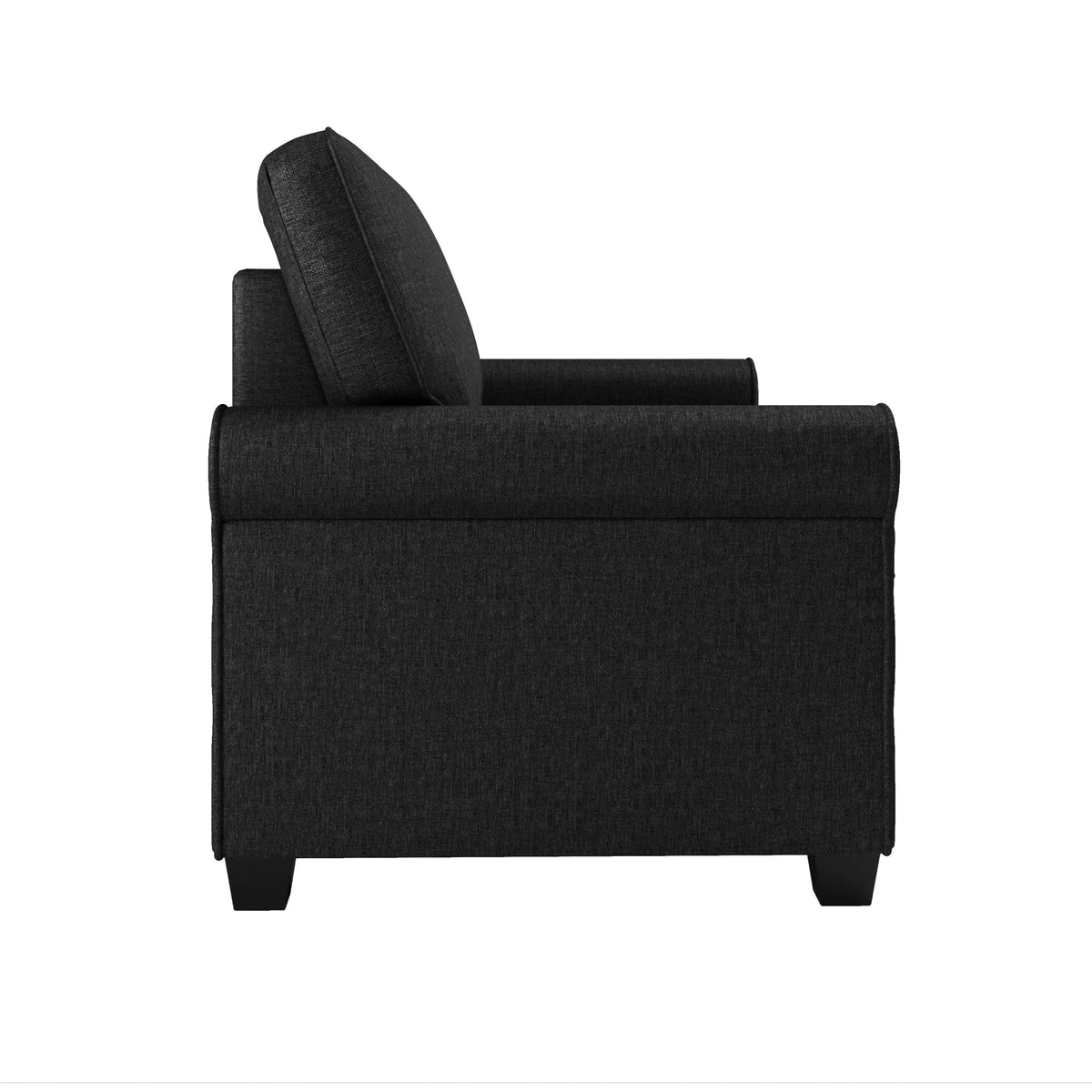 Black Twin Sleeper Loveseat T580