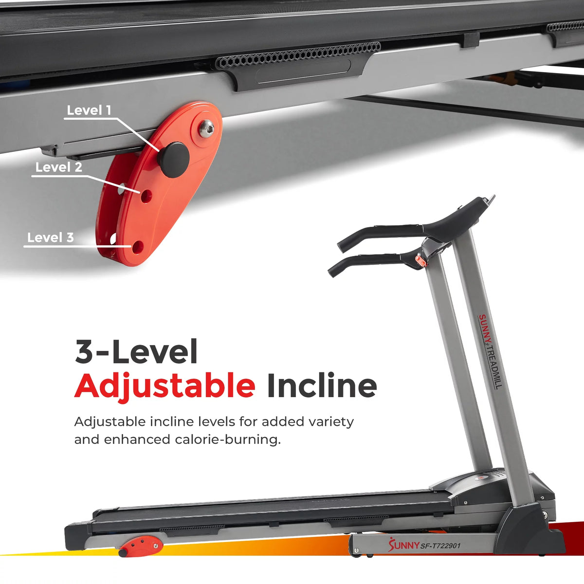 Foldable Electric Treadmill with Adjustable Incline P426979