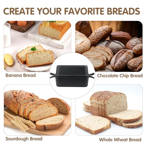Cast Iron Loaf Pan with Lid 9x5 Inch R288222