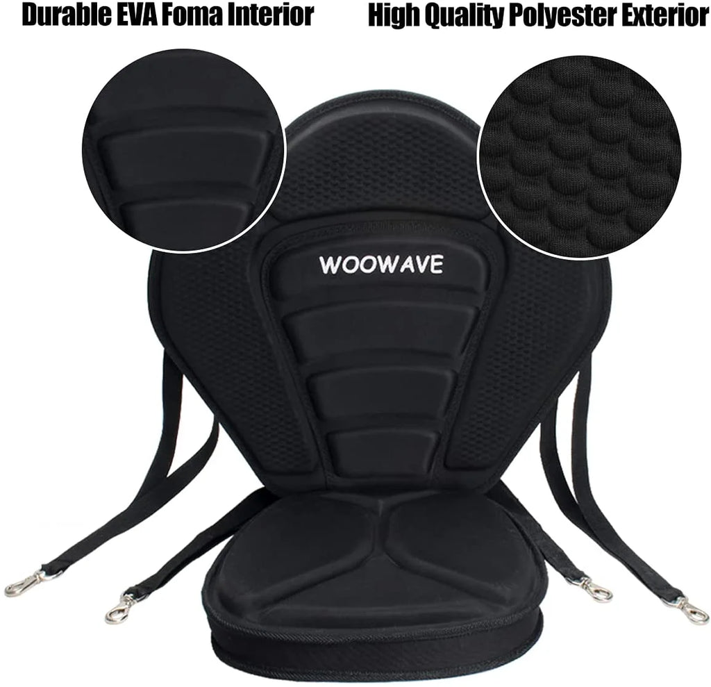 Thickened Kayak Seat with Detachable Back Storage Bag S67624