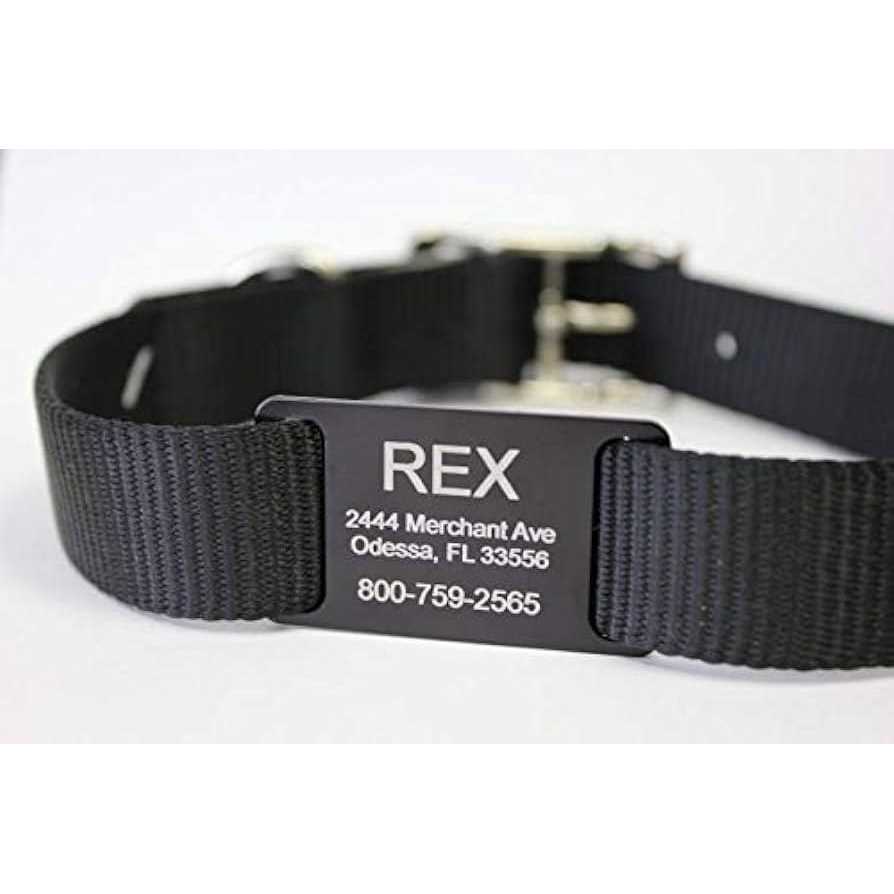 Slide-On Pet ID Tag Collar Tag Z9708