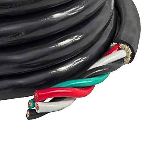 25-ft 50-Amp Extension Power Cord L14-50P to Bare Cut Live Wire 10 AWG 4-prong Plug 125/250V M8882